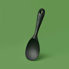 Tekli Silikon Pilav Kaşığı - Siyah
