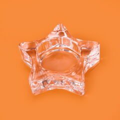 Deco Star Mumluk - Şeffaf - 6,8x3 cm