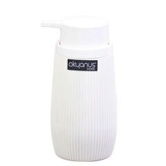 Home Çizgili Yuvarlak Sıvı Sabunluk - Asorti