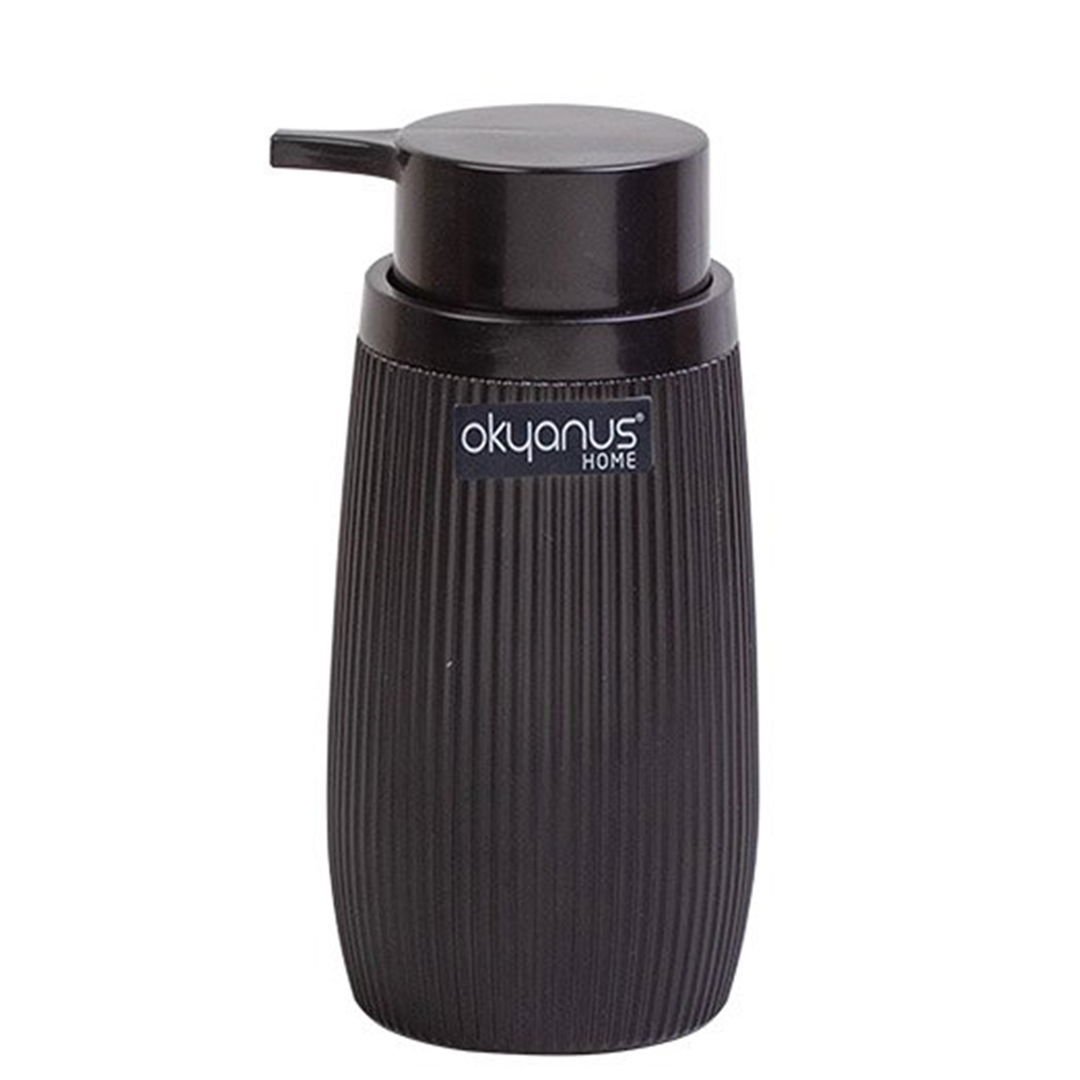 Home Çizgili Yuvarlak Sıvı Sabunluk - Asorti