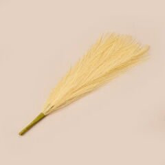 Dekoratif Tüy - Sarı - 44 cm