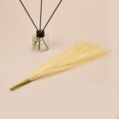 Dekoratif Tüy - Sarı - 44 cm