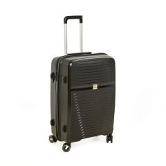 Orta Boy PP Valiz - Siyah - 58 cm