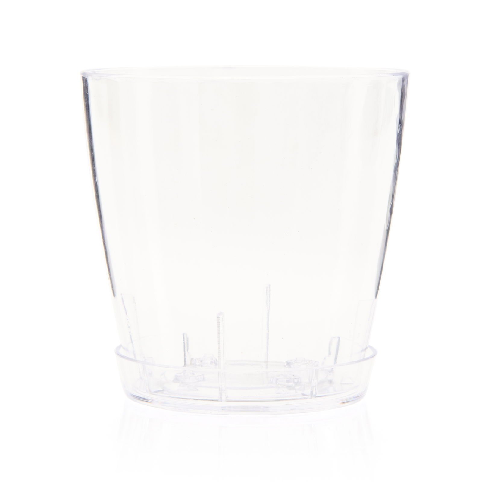 Vanda Tabaklı Saksı - Şeffaf - 1,6 lt