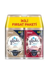 Glade Oda Kokusu Otomatik Sprey 2'li Vanilya + Meyve Çiçeği 269 ml x 2