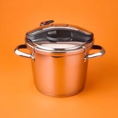 A163 Vertex Düdüklü Tencere - Siyah / Gri - 22 cm