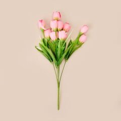 Manolya Yapay Çiçek - Açık Pembe - 38 cm