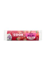 Cook Çöp Torbası Büzgülü Çilek Kokulu 15'li