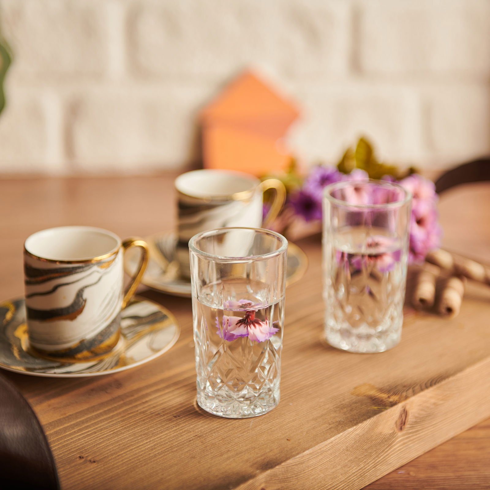 Odin 6'lı Kahve Yanı Su Bardağı Seti - 104 ml