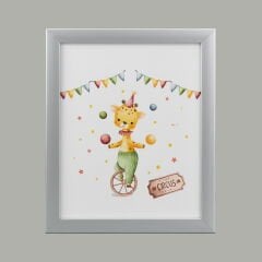 Deco Circus Tablo - Renkli - 28x23 cm