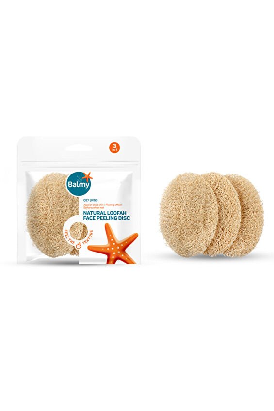 Balmy 3'lü Doğal Kabak Peeling Diski