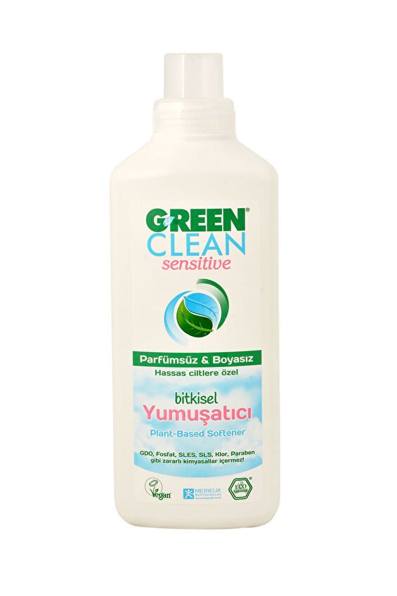 Green Clean Bitkisel Sıvı Çamaşır Yumuşatıcı Sensitive 1 L
