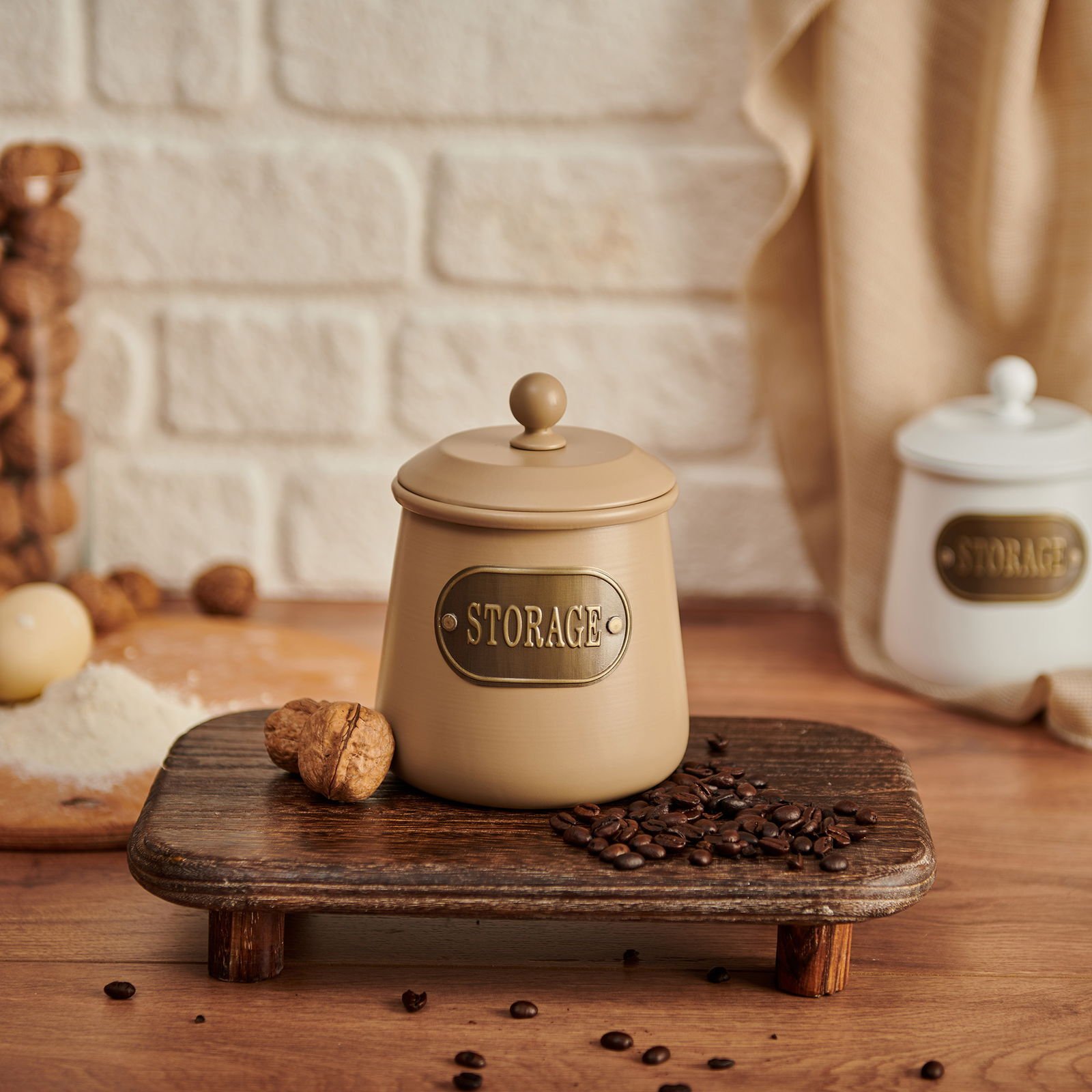 Galvaniz Storage Baharatlık - Kahverengi - 1000 ml