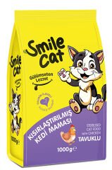 Smilecat Kuru Kısır Kedi Maması Tavuklu 1Kg