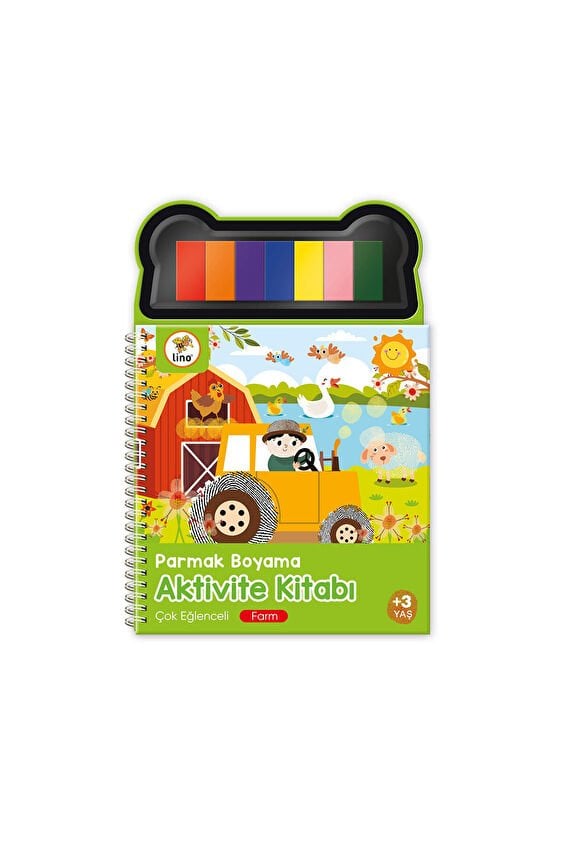 Lino Parmak Boyama Aktivite Kitabı Farm
