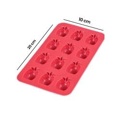 Ananas Buz Kalıbı - Kırmızı