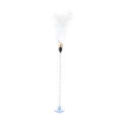 Vantuzlu Tüylü Kedi Oyuncağı - Asorti - 33 cm