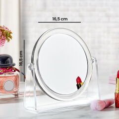 Store Yuvarlak Makyaj Aynası 4x Yakınlaştırma