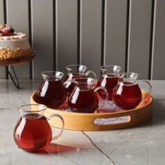 Keyf-i Ala Borosilikat 6 Parça Çay Seti - 220 ml