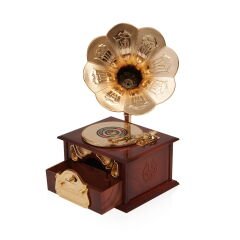 Nostaljik Gramofon Tasarımlı Müzik Kutusu