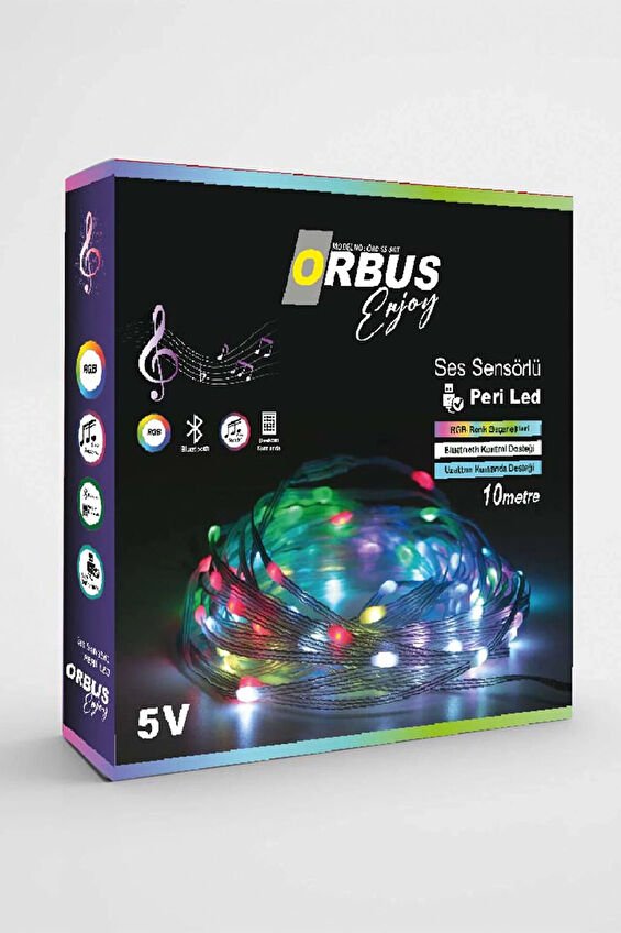 Orbus Ses Sensörlü Peri Led