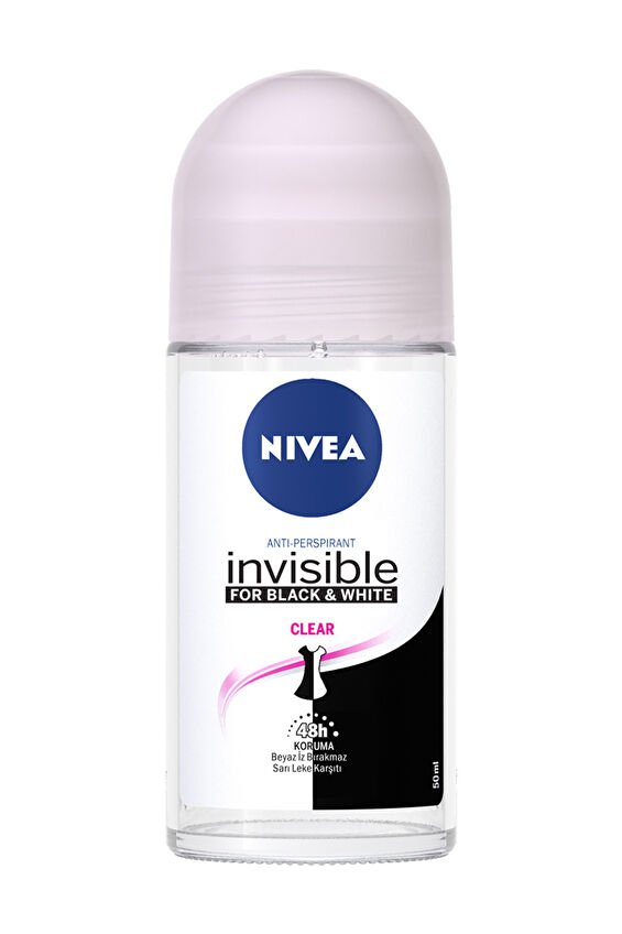 Nivea Roll-On Invisible BlackWhite Clear 50 ml