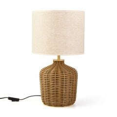 Lighting Green Culture Rattan Abajur - Natürel / Krem