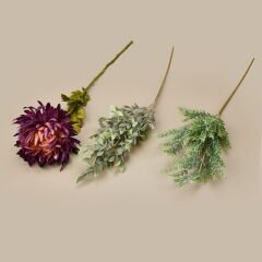 Leaf Yapay Çiçek - Asorti - 80 cm