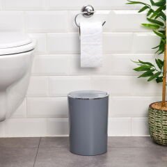 Lenox Çöp Kovası - Gri - 6 lt