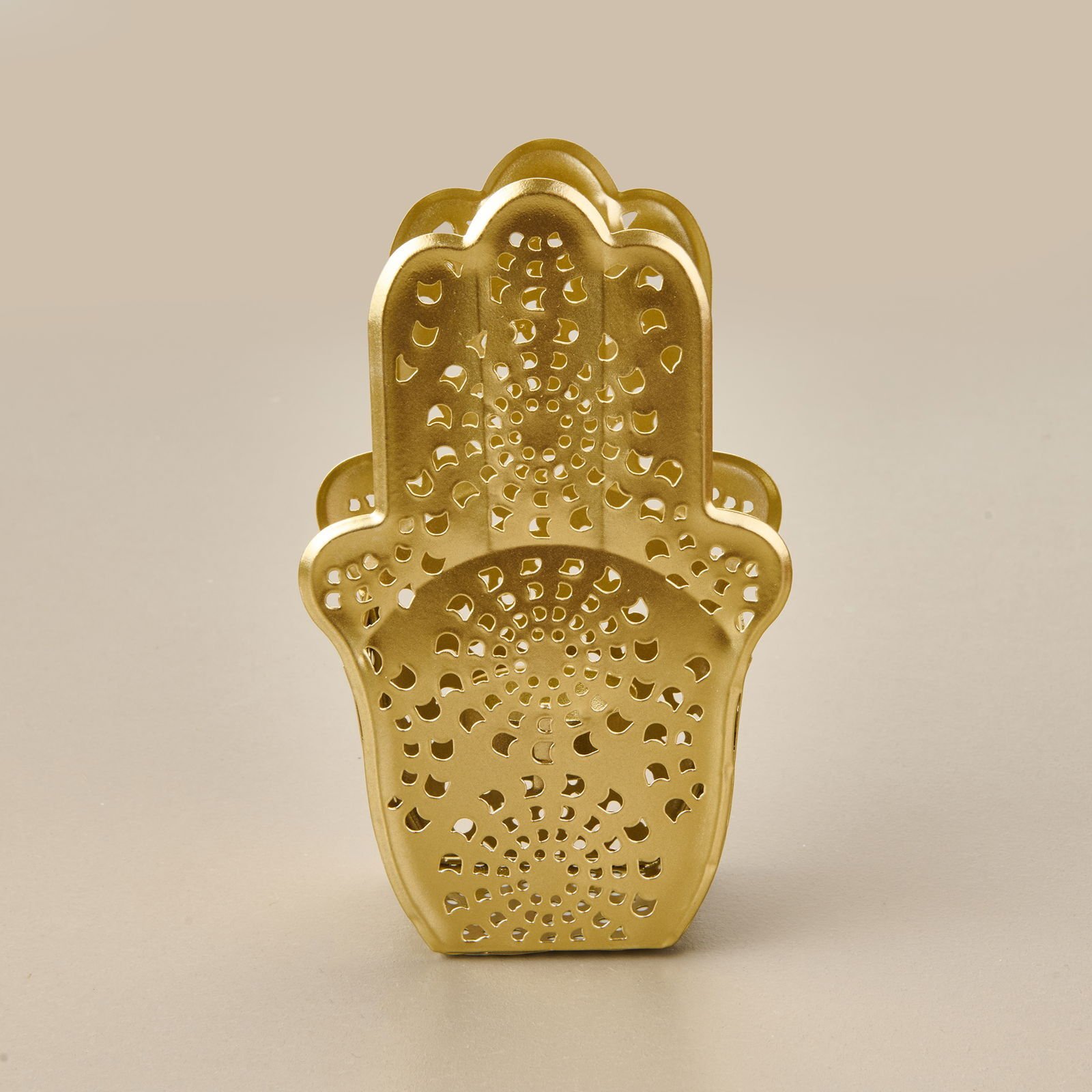 Etnik Metal Mumluk - Gold - 10 cm