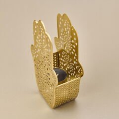 Etnik Metal Mumluk - Gold - 10 cm