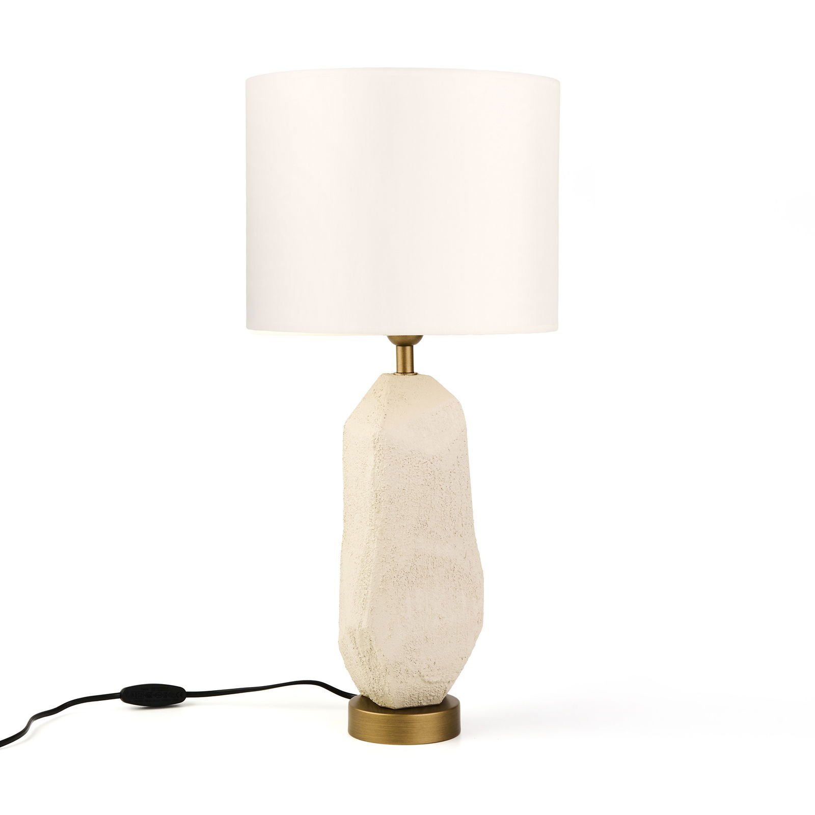 Lighting Solid Abajur - Gri / Krem