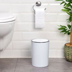 Lenox Çöp Kovası - Beyaz - 6 lt