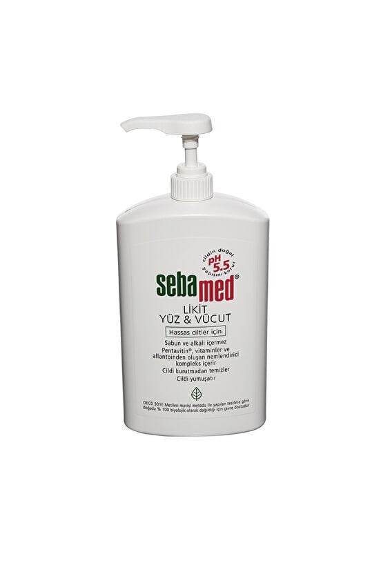 Sebamed Likid Temizleyici Yüz ve Vücut 1000 ml