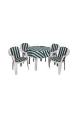 Belde Delüks 4+1 Midiset Minder ve Örtü Takımı