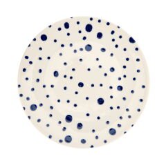 Porselen Salina Servis Tabağı - Mavi - 25 cm
