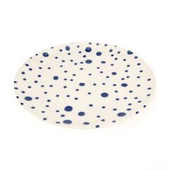 Porselen Salina Servis Tabağı - Mavi - 25 cm