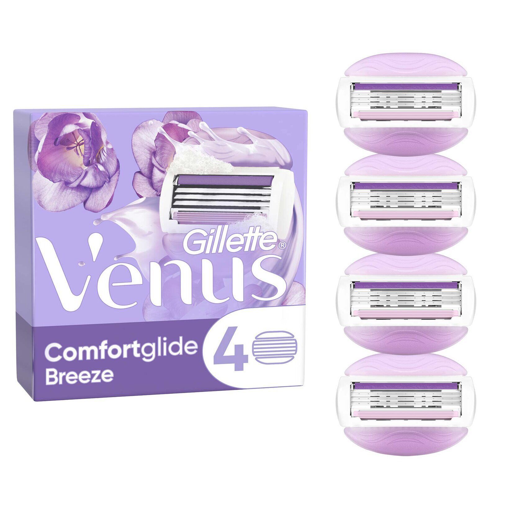 Gillette Venus Breeze Yedek Bıçak 4'lü