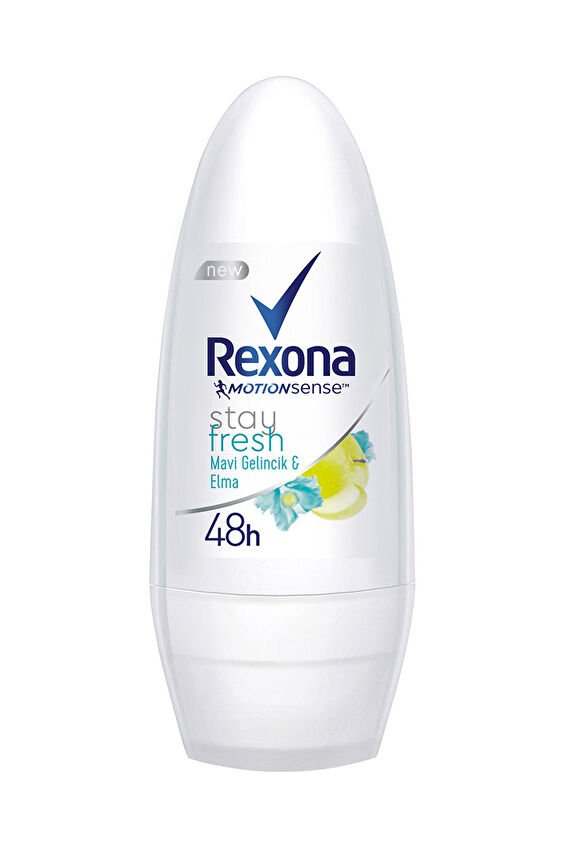 Rexona Roll-On Stay Fresh Mavi Gelincik  Elma Kadın 50 ml