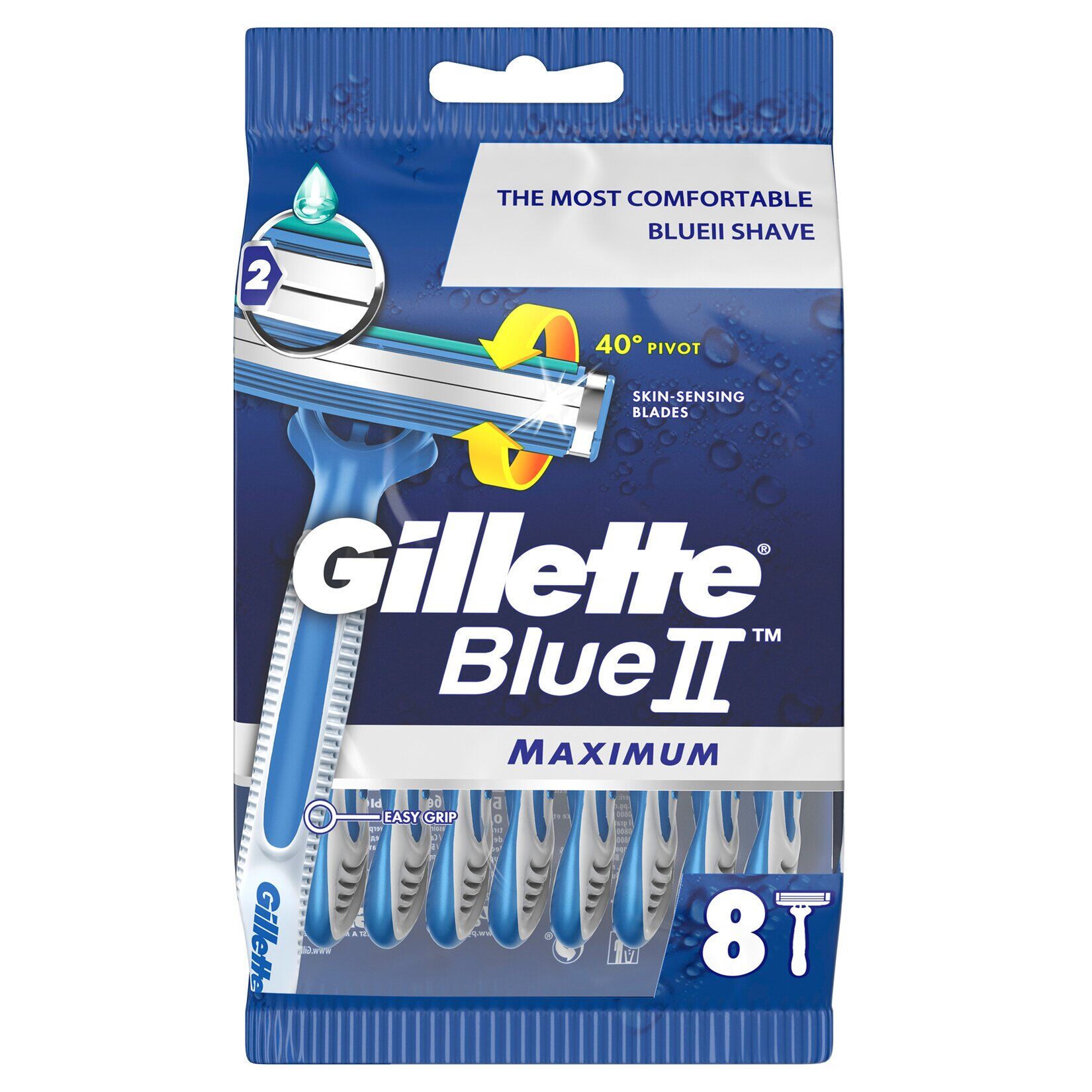 Gillette Blue2 Maximum Kullan At Tıraş Bıçağı 8 Adet