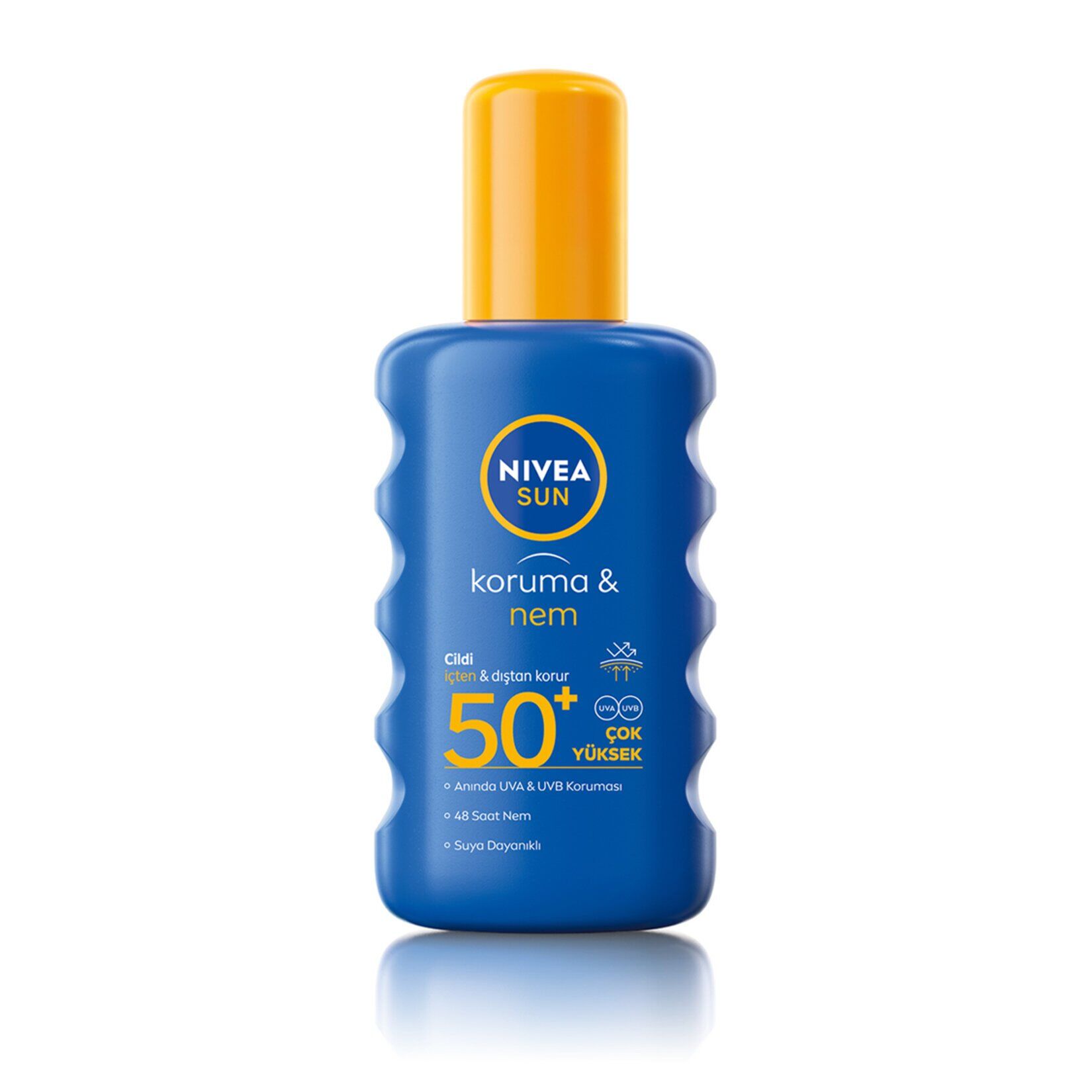 Nivea Sun Koruma  48 Saat Nemlendirme Sağlayan Güneş Spreyi SPF 50+ 200 ml
