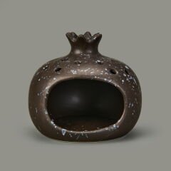 Deco Melograno Buhurdanlık - Siyah - 10 cm