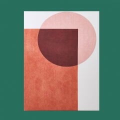 Deco Earthy Hues Kanvas Tablo - Kahverengi - 75x100 cm