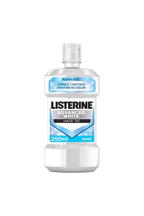 Listerine Ağız Suyu Advanced White Hafif Tat 250 ml