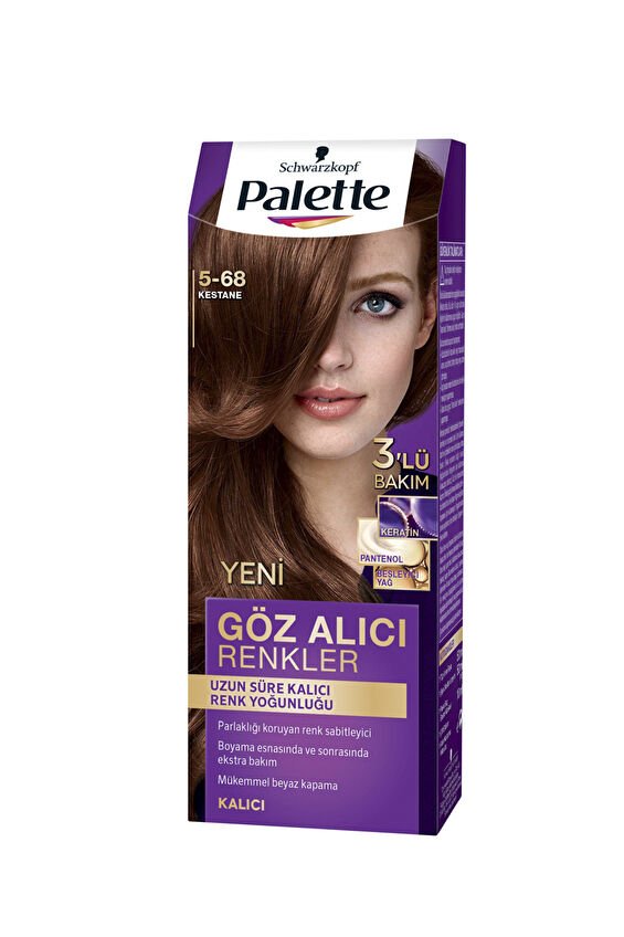 Pnc Palette Saç Boyası Göz Alıcı Renkler 5-68 Medium Chestnut