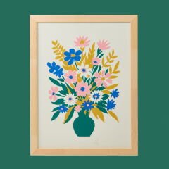 Deco Granny Summer Çerçeveli Tablo - Renkli - 50x70 cm