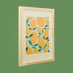 Deco Lime Cello Duvar Panosu - Sarı - 30x40 cm