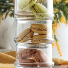 Berry 3 Katlı Fanus - 22x8 cm