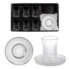 14645 Elysia Riva Cam Çay Takımı