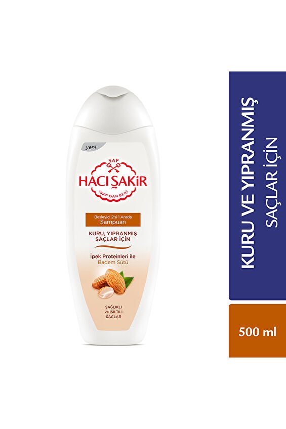 Hacı Şakir Şampuan Badem Sütü 500 ml